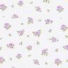 Baumwollpopeline zarte Rosen – lavendel/weiss,  thumbnail number 1