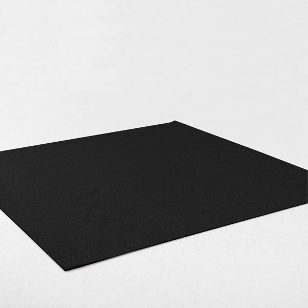 Filz 100 cm / 4 mm stark – schwarz | Reststück 50cm