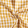 Baumwollstoff Vichykaro 1 cm – senf/weiss,  thumbnail number 3