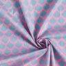 Beschichtete Baumwolle abstrakte Fächer – rosa/aquablau,  thumbnail number 3