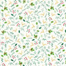 Baumwollstoff Popeline Rehe und Zweige – wollweiss/gold,  thumbnail number 1