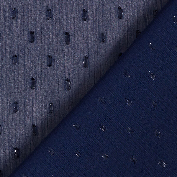 Chiffon Punkte Glitzer – marineblau, image number 4