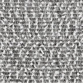 Strickstoff Effektgarn – schwarz/weiss, 