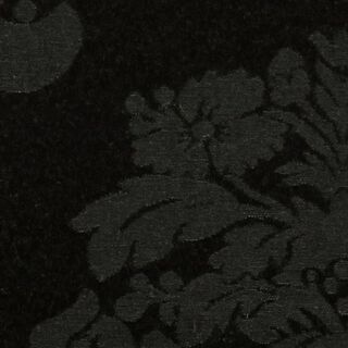 Dekostoff Jacquard Damasco 280 cm – schwarz, 