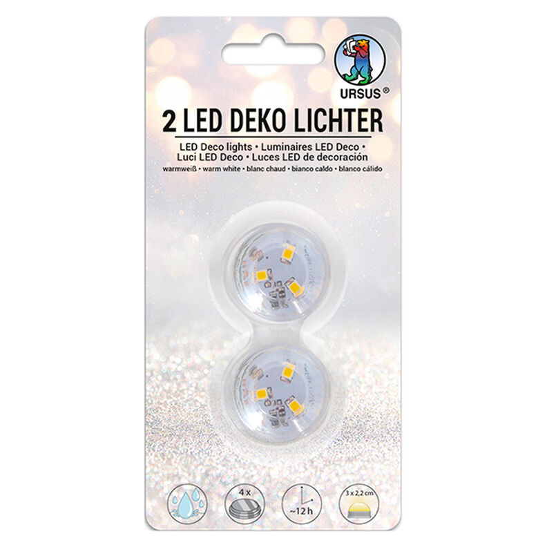 LED Deko-Teelichter (2Stk.),  image number 1