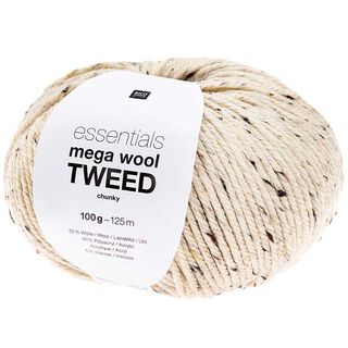 Essentials Mega Wool Tweed Chunky| Rico Design – natur, 