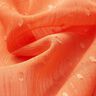 Chiffon Dobby Metallic Nadelstreifen – pfirsichorange/silber metallic,  thumbnail number 2