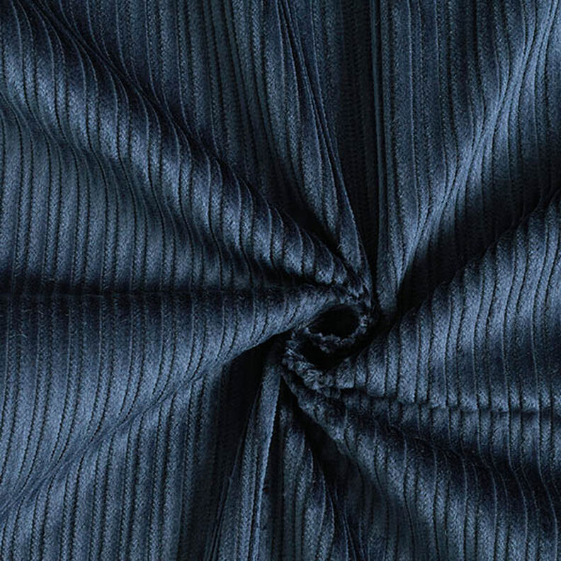 Fancy Cord breit und schmal – marineblau,  image number 1