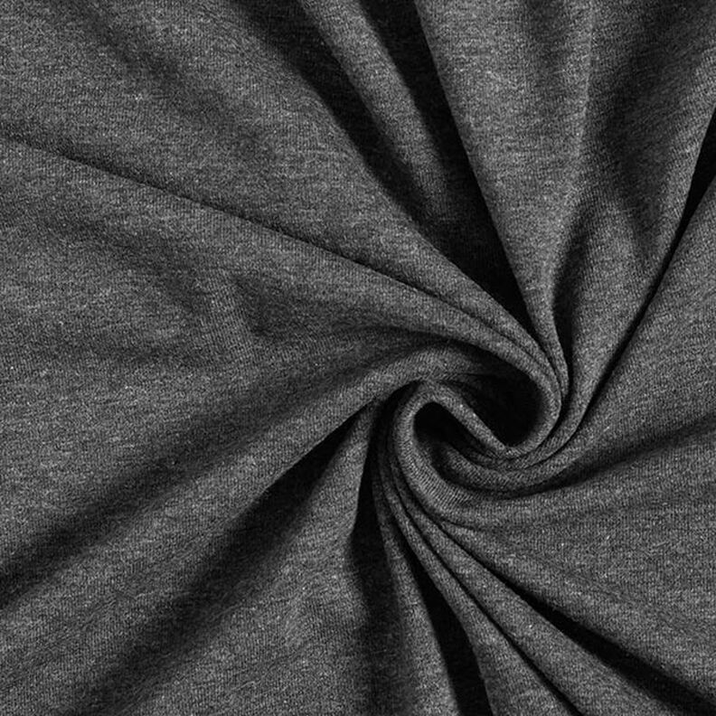 Baumwolljersey Medium Melange – anthrazit,  image number 1