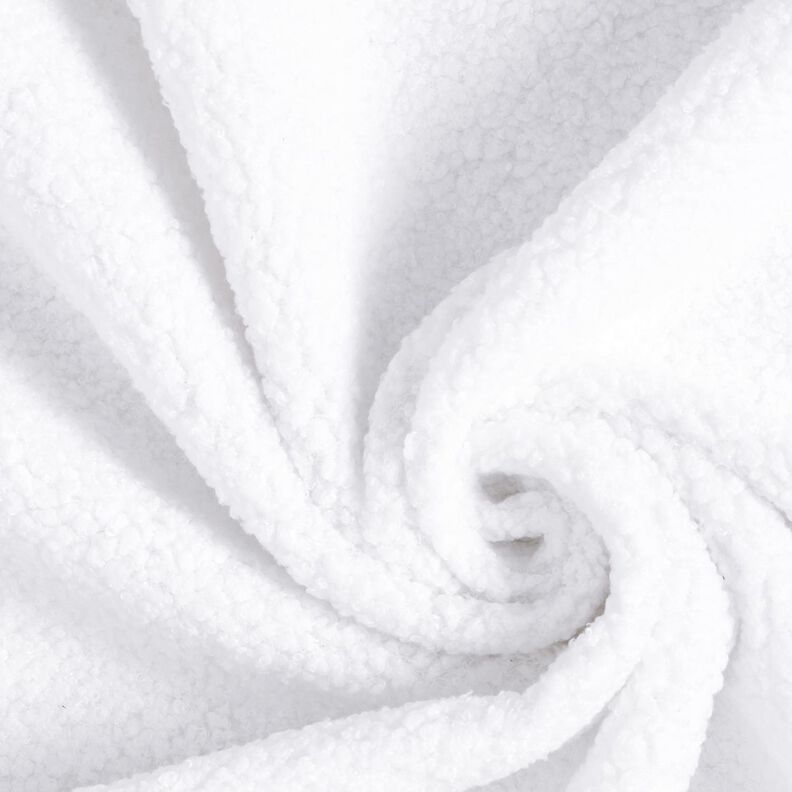 Polsterstoff Schaffelloptik – weiss,  image number 1