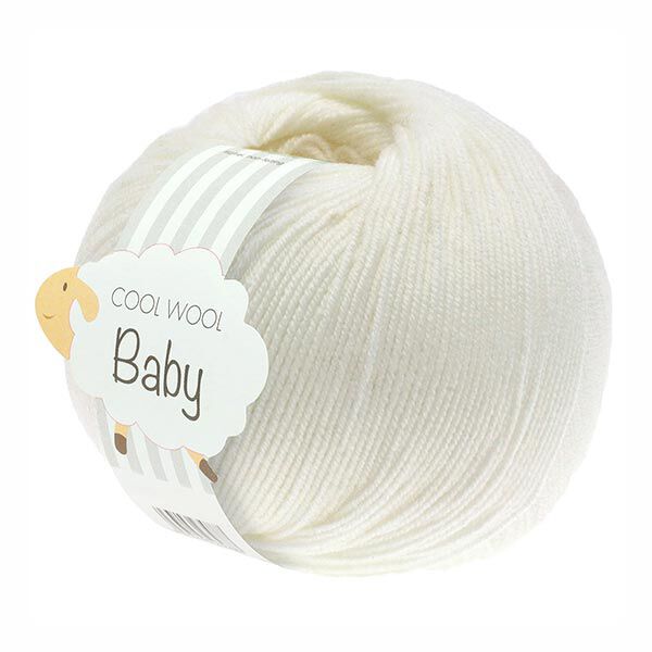 Cool Wool Baby, 50g | Lana Grossa – weiss, image number 1
