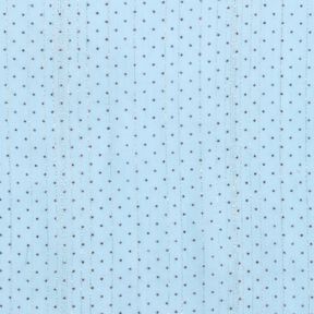 Chiffon Glitzerstreifen und Pünktchen – hellblau, 