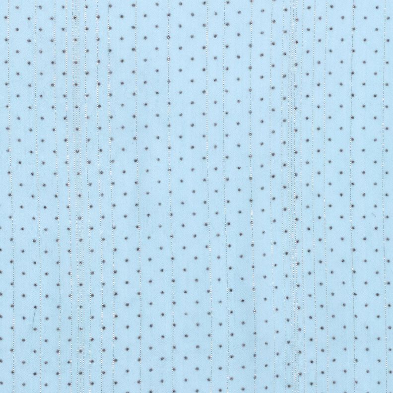 Chiffon Glitzerstreifen und Pünktchen – hellblau,  image number 1