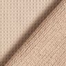 Frotteestoff/Waffelpiqué Uni – helltaupe,  thumbnail number 5