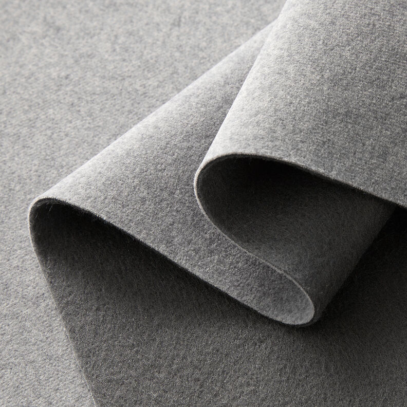 Thermo-Vorhangstoff feine Melange – elefantengrau,  image number 4