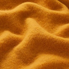 Woll-Fleece reine Schurwolle Uni – senf, 