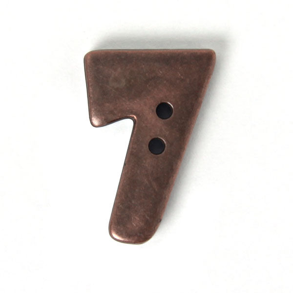 Zahlenknopf 7 - Metalloptik, image number 1