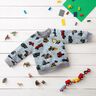 Alpenfleece Trucks und Bagger – jeansblau/grau,  thumbnail number 5