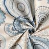 Dekostoff Halbpanama Mandala – blau,  thumbnail number 3