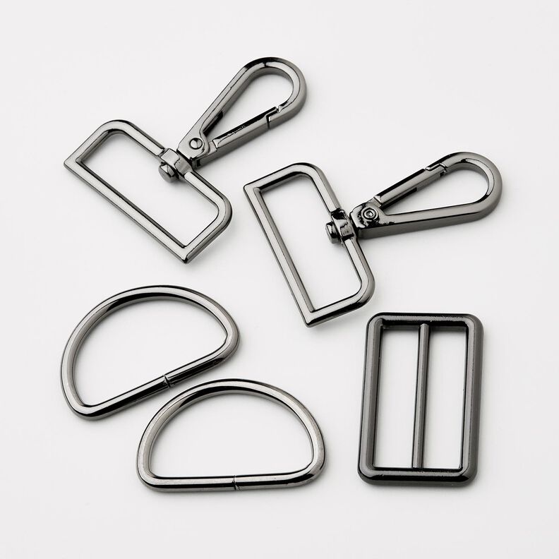 Taschen Zubeh&ouml;r Set [5-teilig | 38 mm] &ndash; anthrazit,  image number 1