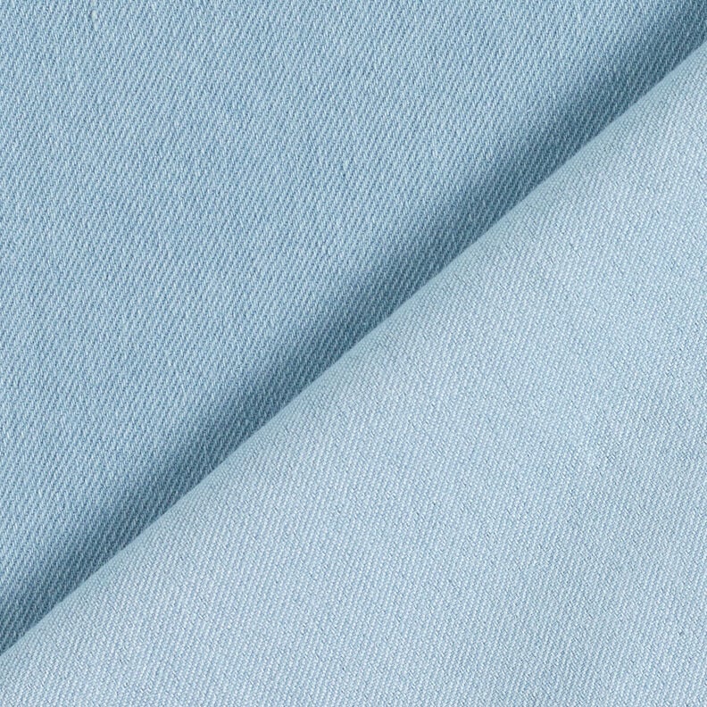 Baumwoll-Denim Stretch medium – hellblau, image number 3