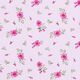Baumwollpopeline kleine Röschen – rosa,  thumbnail number 1