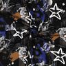 French Terry Sommersweat Skate-Grafitti Digitaldruck | Poppy Fabrics – schwarz/indigo,  thumbnail number 3
