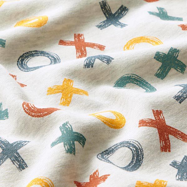 Sweatshirt angeraut Tic-Tac-Toe – natur, image number 2