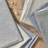 Leinen-Baumwoll-Mix schmale Streifen – nachtblau/weiss,  thumbnail number 5
