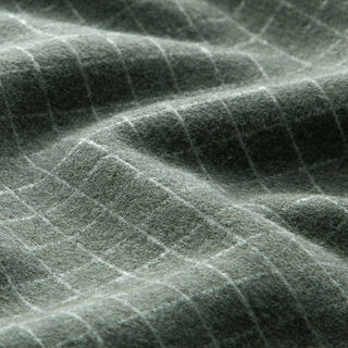 Strickjacquard Aufgraut Gitterkaro – grau, 