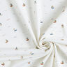 Baumwolljersey Segelbötchen – wollweiss | Reststück 100cm,  thumbnail number 3