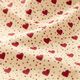 Beschichtete Baumwolle Herzen – hellbeige/rot – Muster,  thumbnail number 3