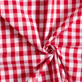 Baumwollstoff Vichy - 1 cm – chili, 