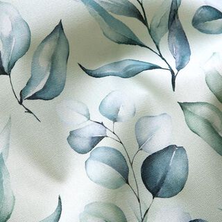Outdoorstoff Canvas Blätter – mint, 