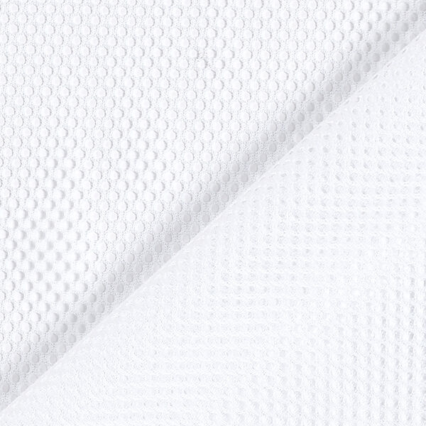 Einkaufsnetz Mesh-Stoff – weiss | Reststück 50cm