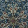 Dekostoff Gobelin Mandala Blumen – schwarz/blau,  thumbnail number 6