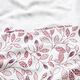 Bio Baumwolljersey abstrakte Blätterranken – wollweiss/signalrot,  thumbnail number 5