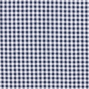 Seersucker Baumwollmix Vichy-Karos – marineblau, 