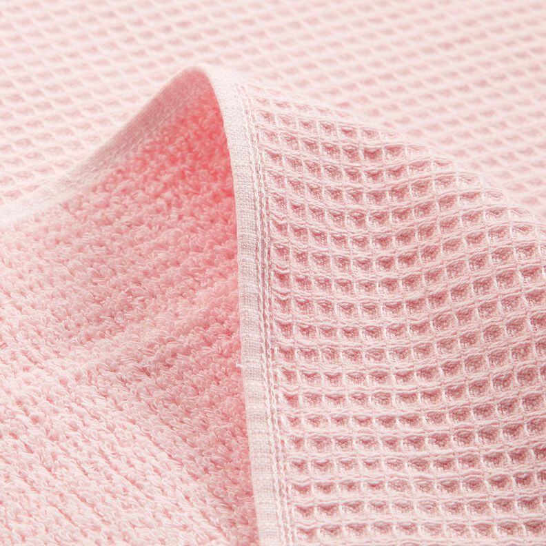 Frotteestoff/Waffelpiqué Uni – rosé, image number 5