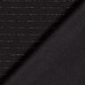 Hosenstoff Stretch Glitzer-Nadelstreifen – schwarz/silber metallic,  thumbnail number 4