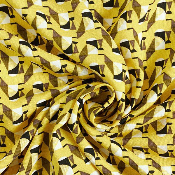 Viskosestoff Retromosaik – gelb, image number 3