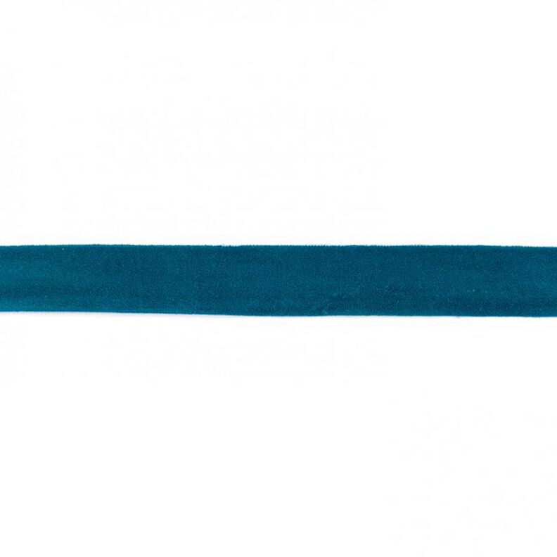 Elastisches Einfassband (Falzgummi) matt [20 mm] – hellpetrol,  image number 1