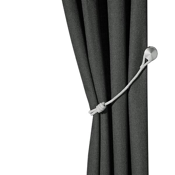 Raffhalter mit Rollknoten, längenverstellbar – hellbeige | Gerster, image number 3