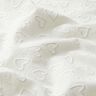 Batist gestickte Herzen | Poppy Fabrics – elfenbein,  thumbnail number 2