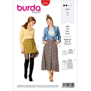 Rock | Burda 6252 | 34-44, 