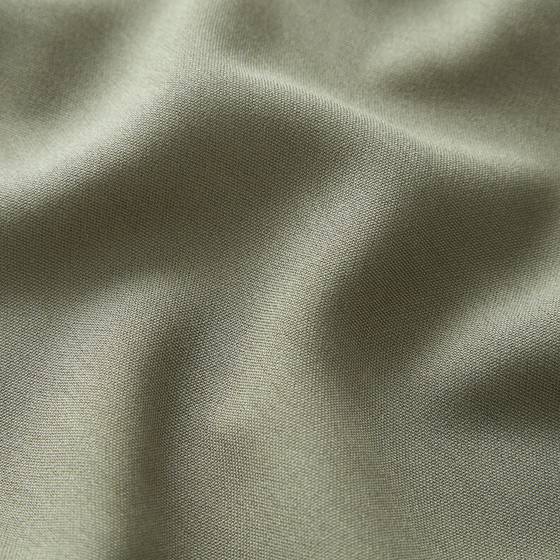 Viskosestoff Uni – khaki,  image number 2