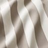 Outdoorstoff Canvas Blockstreifen – seidengrau/elfenbein,  thumbnail number 2