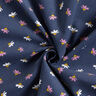 Babycord kleine Blümchen – marineblau,  thumbnail number 3