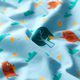 Baumwolljersey Biene und Bär | PETIT CITRON – hellblau,  thumbnail number 2