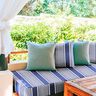 Outdoorstoff Canvas Streifen – marineblau/weiss,  thumbnail number 10